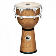 Meinl Floatune Series 12" Wood Djembe Drum - Zebra Finished Ash DJW3ZFA-M