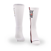 Guns N' Roses White Crew Socks | Drum Republic Australia