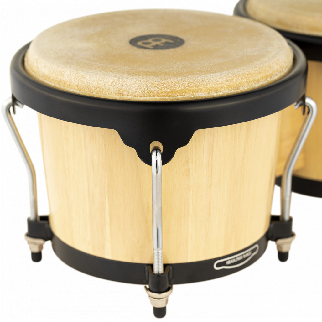 Meinl HB100NT Headliner Series 6 3/4" & 8" Wood Bongo Drums Natural