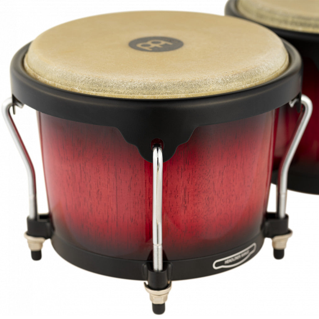 Meinl HB100WRB Headliner Series 6 3/4" & 8" Wood Bongos Red