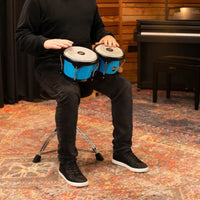 Meinl Bongo Drums Journey Series in Glacier Blue HB50GB