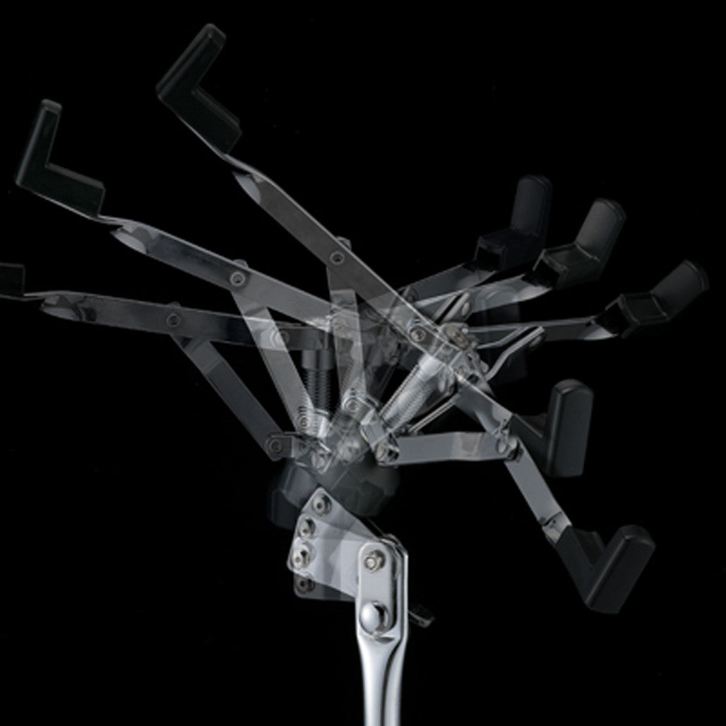 Close-up of the swivelling basket on the Tama Stage Master HS40WN Snare Drum Stand showing its adjustable snare positioning design.