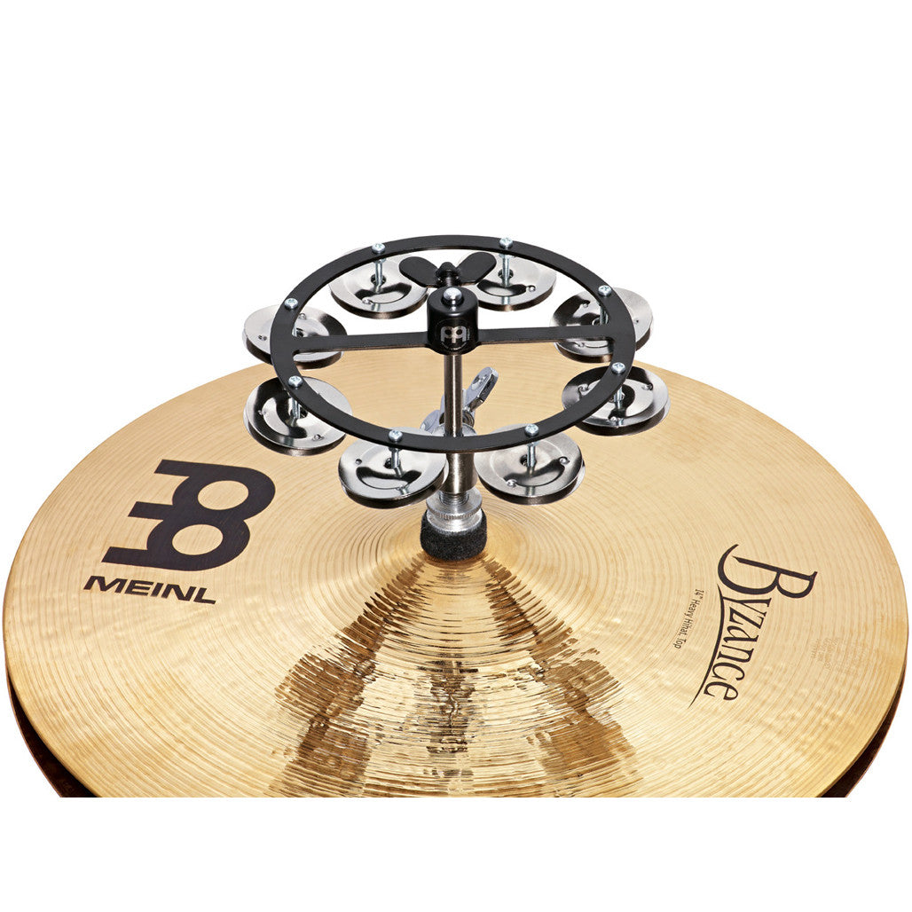 Meinl HTHH1BK Hi-Hat Tambourine with 1 Row Steel Jingles - We do online better at Drum Republic!
