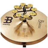 Meinl Hi-Hat Tambourine with 2 Rows Hammered Brass Jingles HTHH2B-BK 
Drum Republic Australia
