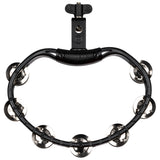 Meinl HTMT2BK Headliner Series Mountable Black Tambourine with Steel Jingles