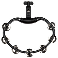 Meinl HTMT2BK Headliner Series Mountable Black Tambourine with Steel Jingles