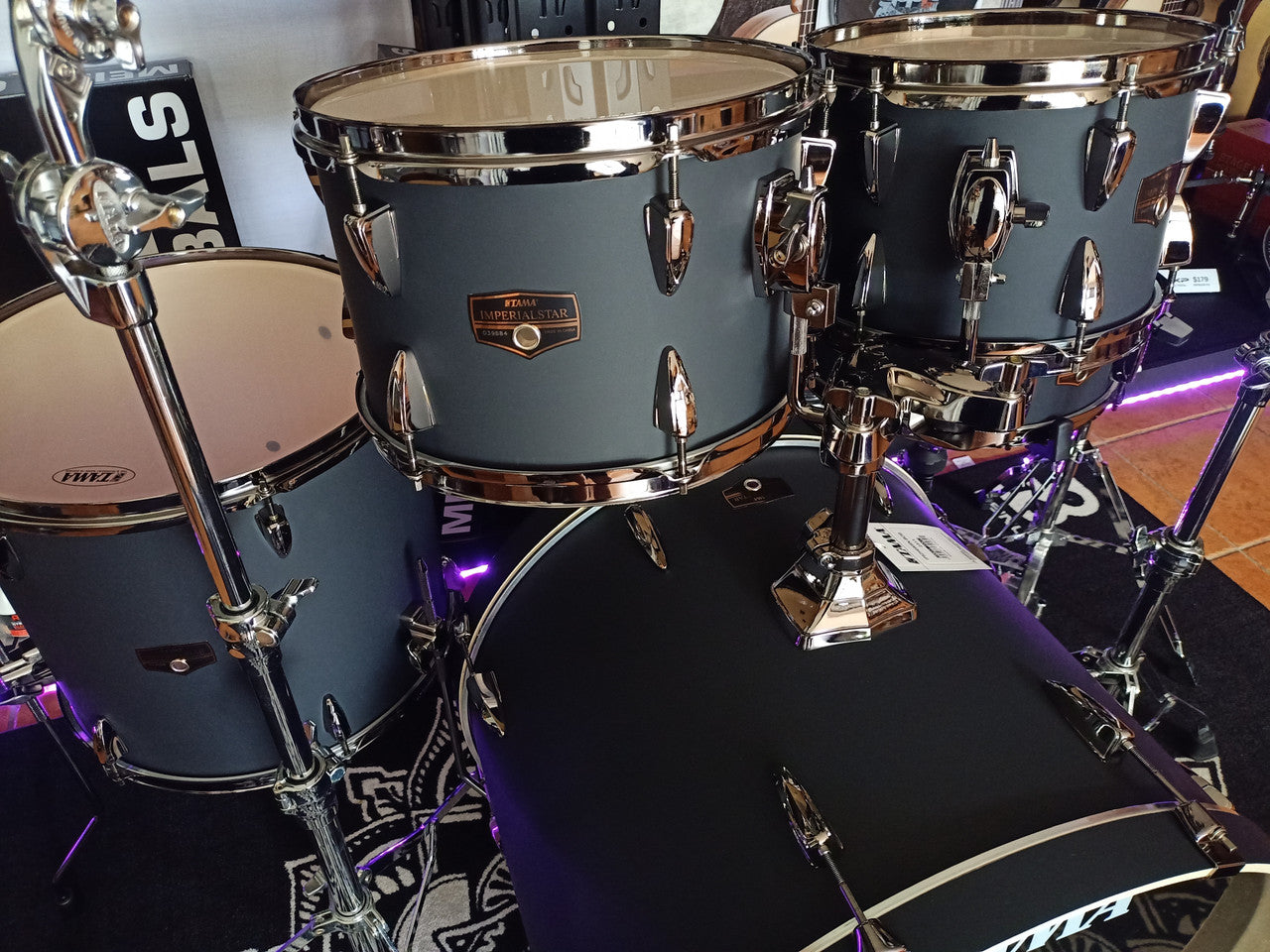 Tama Imperialstar Blacked Out Black