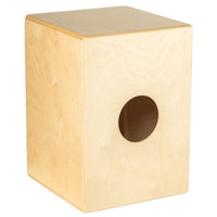 Meinl Jam Series Compact Snare Cajon Baltic Birch with Almond Birch Frontplate JC50AB back view