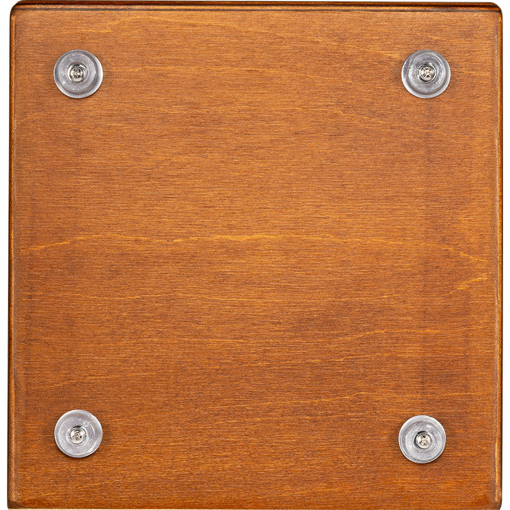 Meinl Jam Series Compact Snare Cajon Almond Birch with Baltic Birch Frontplate JC50AB-B bottom view