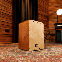Meinl Jam Series Compact Snare Cajon Almond Birch with Baltic Birch Frontplate JC50AB-B Drum Republic