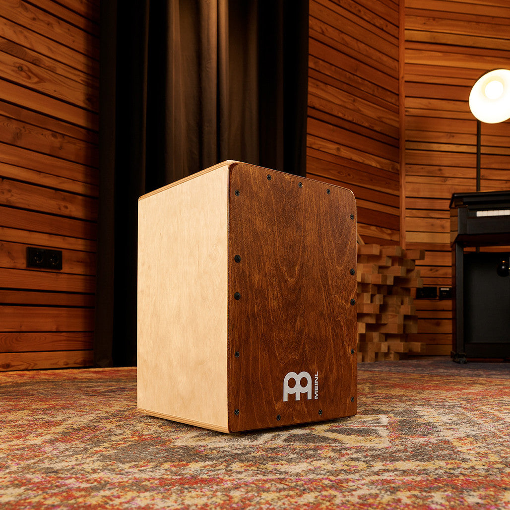 Meinl Jam Series Compact Snare Cajon Baltic Birch with Almond Birch Frontplate JC50AB Drum Republic