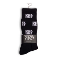 Buy KISS Official Merchandise online Australia - Black Crew Socks