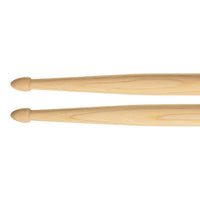 Close-up of the Meinl Kriss Rybalchenko Signature Drumsticks SB603 showing the medium taper and acorn-shaped wood tips.