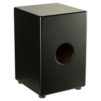 Meinl Headliner Series String Cajon Black Body with Natural Maple Frontplate MCAJ100BK-MA back view