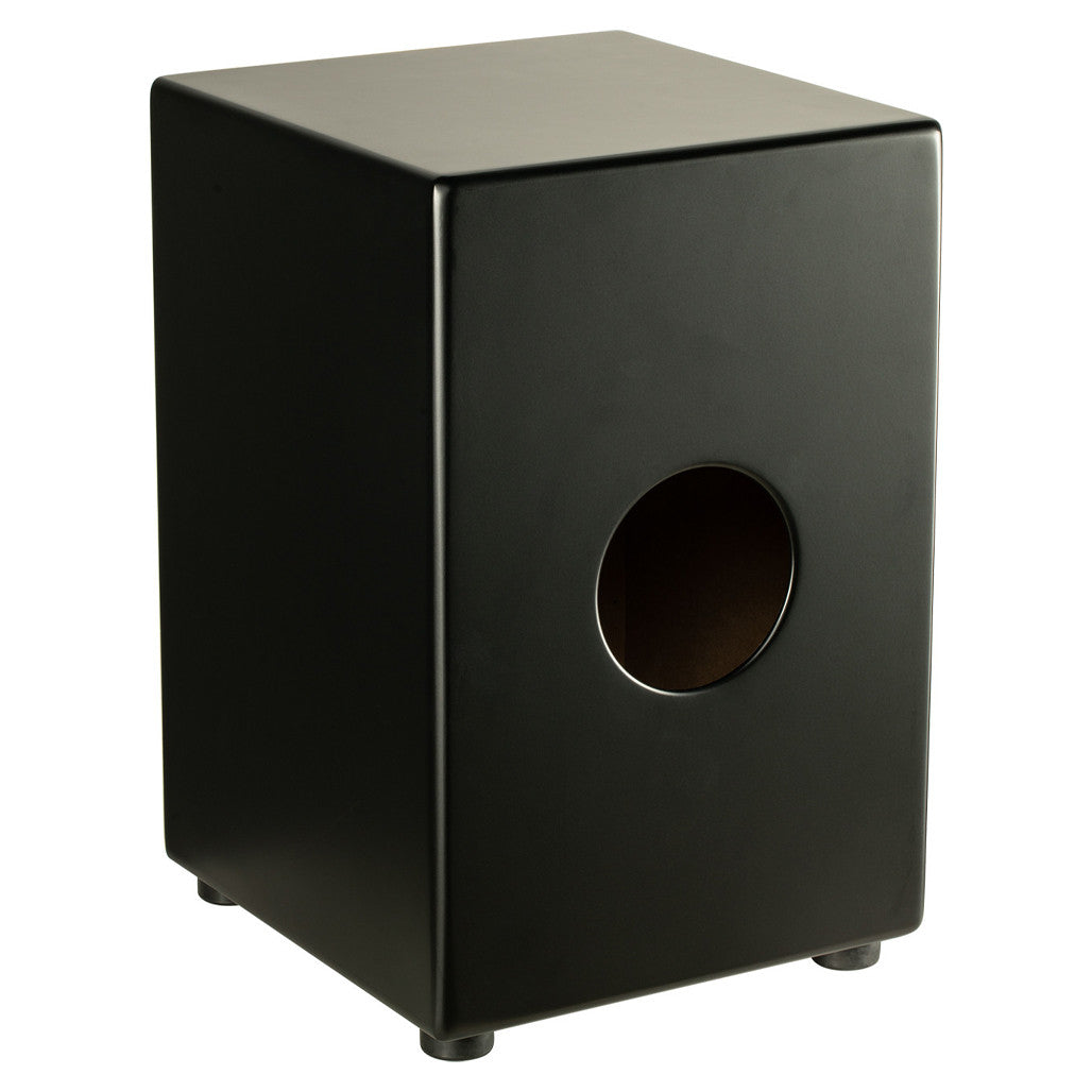 Meinl Headliner Series String Cajon Black Body with Natural Maple Frontplate MCAJ100BK-MA back view