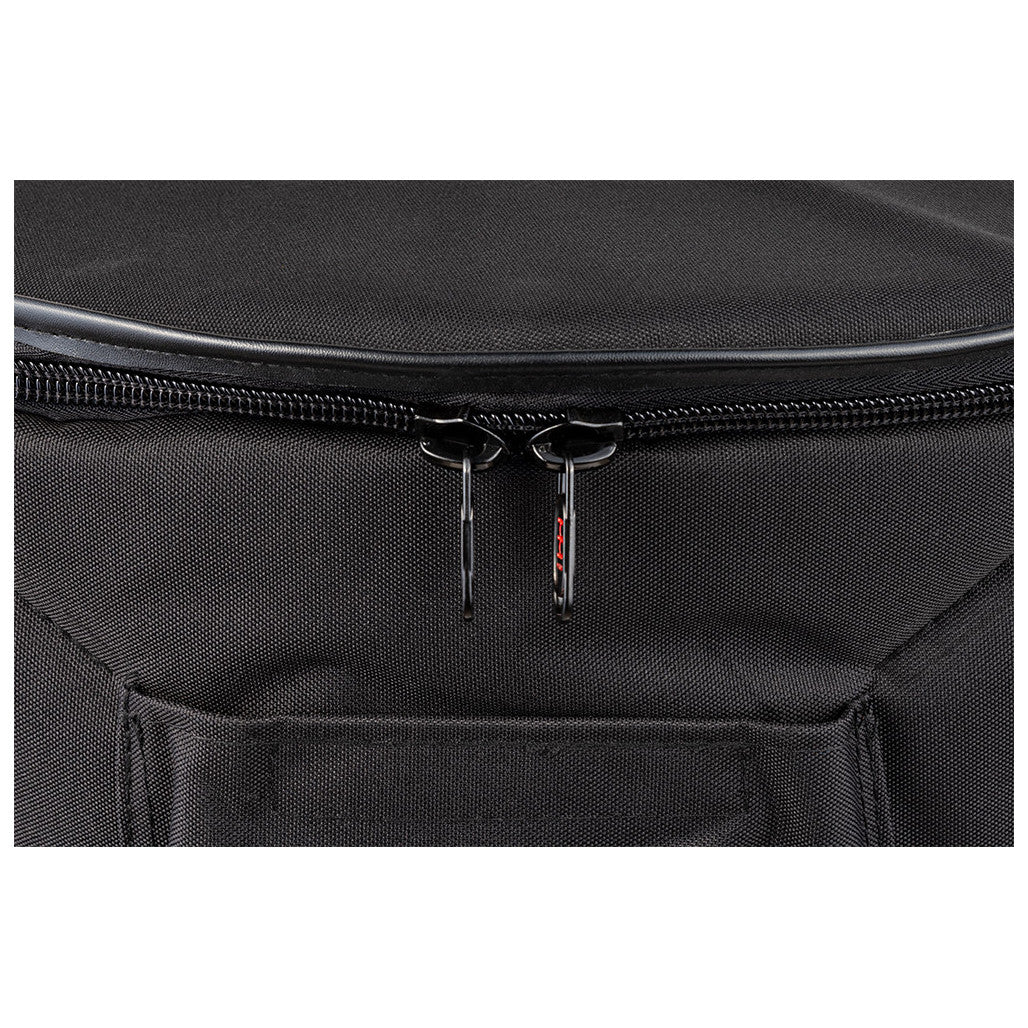 Meinl Medium Padded Professional Djembe Bag MDJB-M close up of zipper