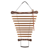 Meinl Sonic Energy Meditation Flow Chime 88cm 440Hz D Major Bronze MFC10DMAB with included mallet on a white background.