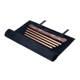 Meinl Sonic Energy Meditation Flow Chime 88cm 440Hz D Major Bronze MFC10DMAB being unrolled from its protective velvet insert for storage and transport.