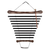 Meinl Sonic Energy Meditation Flow Chime 95cm 432Hz E Minor Black MFC10EMIBK featuring suspended black aluminium chime tubes.