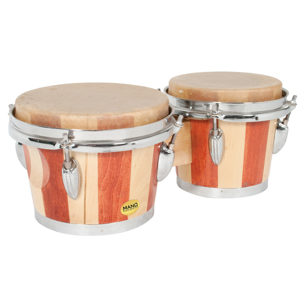 Mano Percussion 6" & 7" inch Tuneable Two Tone Bongo Drums MP714