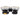 MPB123MBK Mano Percussion 6 inch & 7 inch Wood Bongo Drums Matte Black