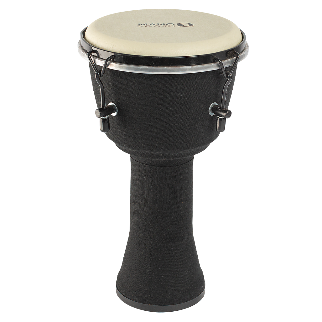 Mano Percussion 8" Tuneable Djembe Drum Black Cloth Wrap MPC03BK