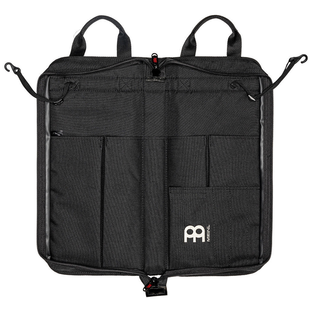 Meinl Pro Drumstick Bag MSB-1 inside view of drum stick bag compartments and pockets