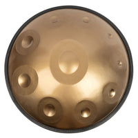 Mano Percussion Handpan 10-Note D Kurd Tuning 55cm Diameter - Gold
