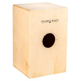 Back of meinl snarecraft cajon drum.