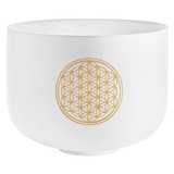 Meinl Sonic Energy Crystal Singing Bowl 10" All Chakras - Flower of Life 128 Hz Note C4