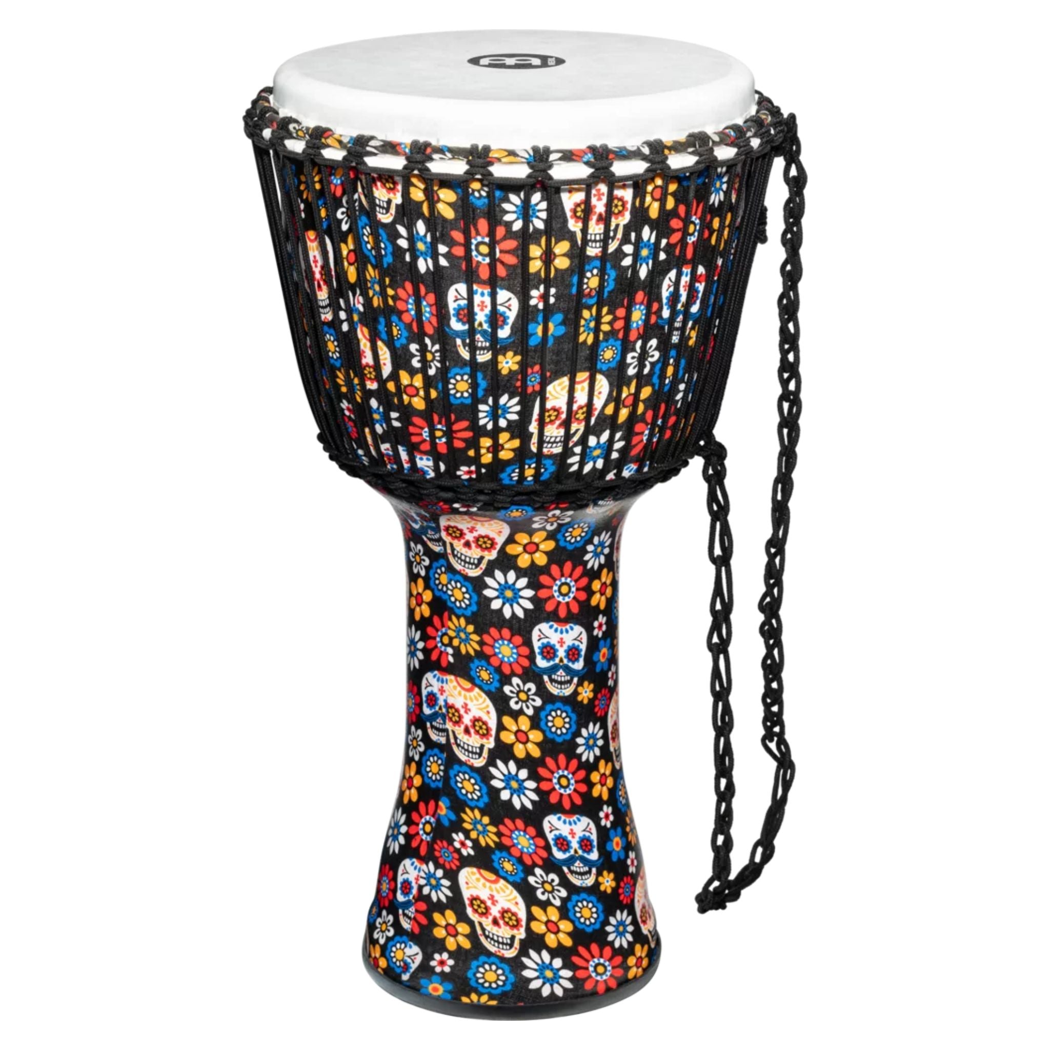 Meinl Djembe Drum 12" Diameter Travel Series - Day Of The Dead Edition PADJ7-L-F