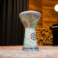 Meinl Darbuka Doumbek Drum 9" Artisan Edition - White Pearl Mosaic Queen AEED4
