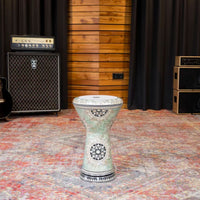 Meinl Darbuka Doumbek Drum 9" Artisan Edition - White Pearl Mosaic Queen AEED4
