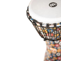 Meinl Djembe Drum 10" Diameter Travel Series - Day Of The Dead Edition PADJ7-M-F