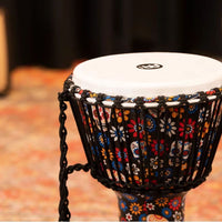 Meinl Djembe Drum 10" Diameter Travel Series - Day Of The Dead Edition PADJ7-M-F