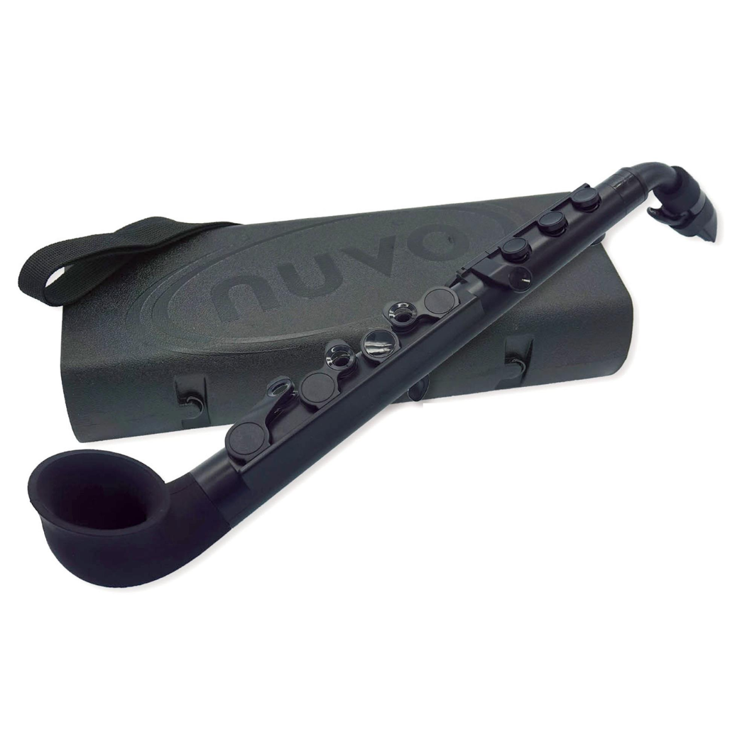Nuvo jSAX Mini Soprano Saxophone Black hard case