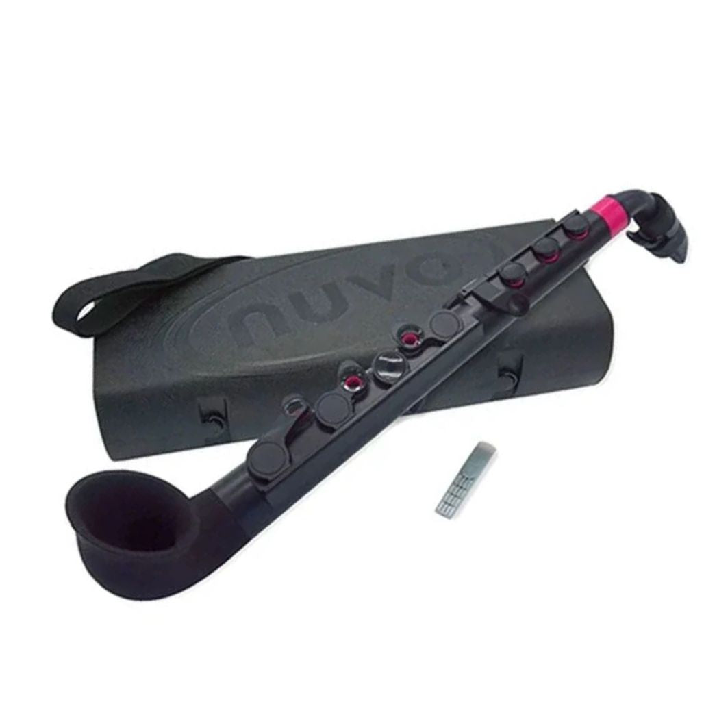 Nuvo jSAX Mini Soprano Saxophone - Black/Hot Pink