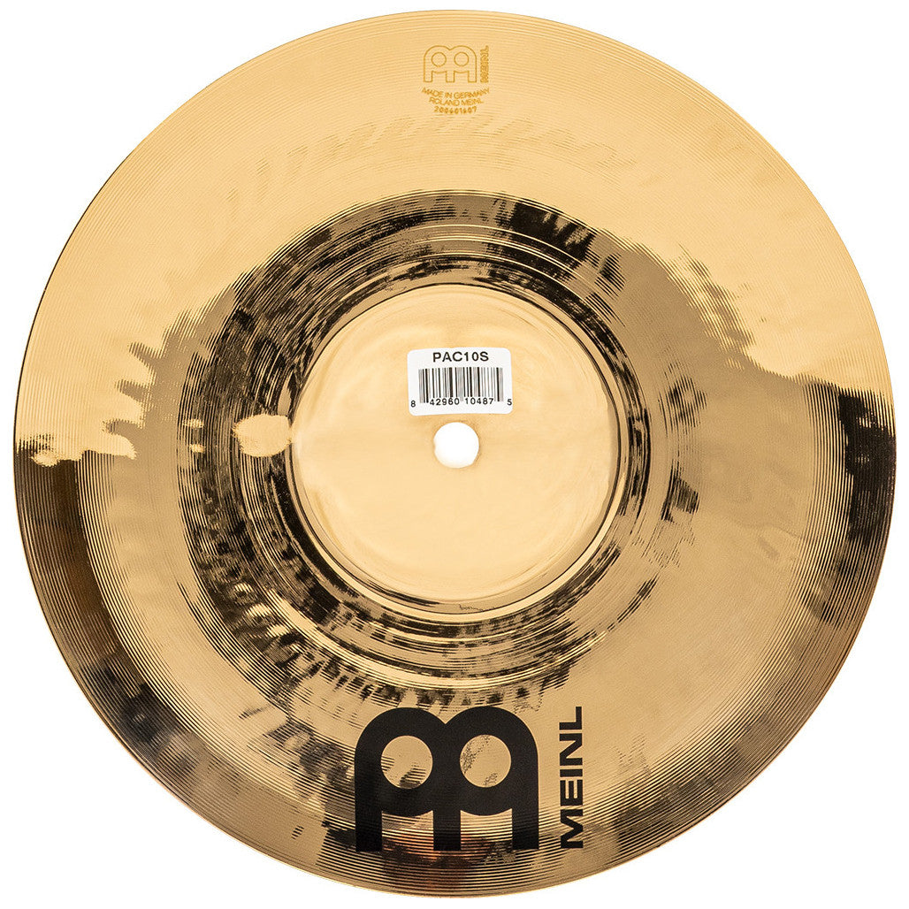 Meinl Pure Alloy Custom 10" Splash Cymbal Bottom Side