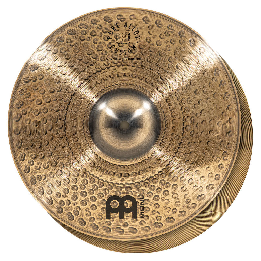 Meinl Pure Alloy Custom 14" Medium Thin Hi-Hats PAC14MTH