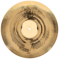 Meinl Pure Alloy Custom 14" Medium Thin Hi-Hats Bottom View of Top Hat