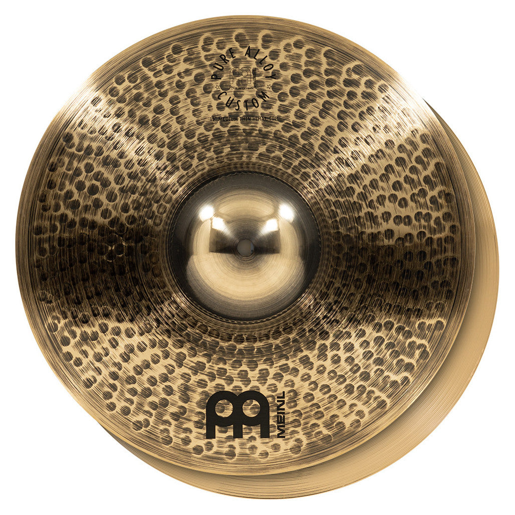 Meinl Pure Alloy Custom 15" Medium Thin Hi-Hats - PAC15MTH