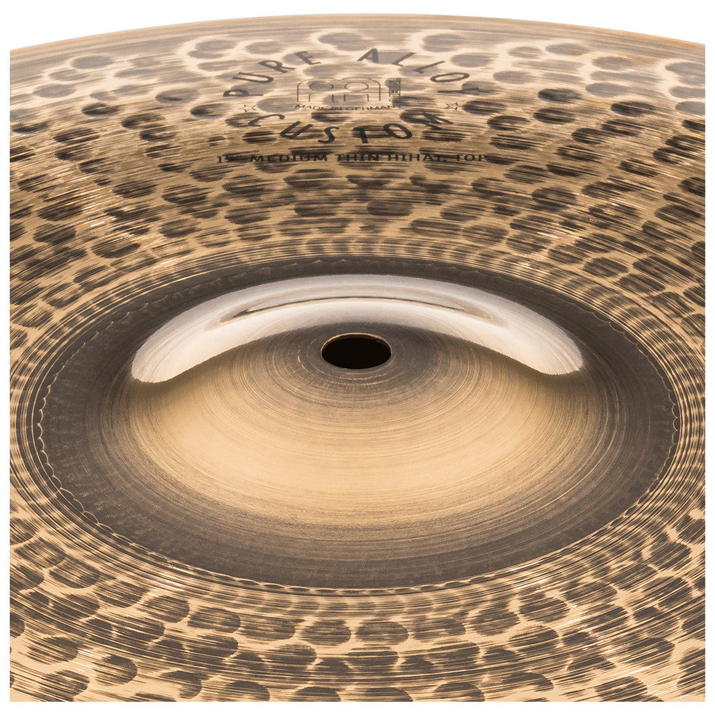Meinl Pure Alloy Custom 15 inch Medium Thin Hi-Hats PAC15MTH