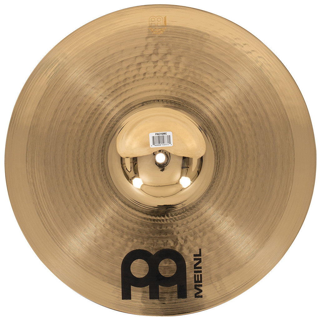 Meinl Pure Alloy Custom 16" Medium Crash Cymbal Bottom Side