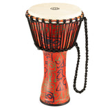 Meinl Rope Tuned Travel Series 10" Djembe Drum Pharaoh's Script | Drum Republic