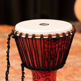 Meinl Rope Tuned Travel Series 10 inch Djembearaoh's Script Design PADJ1-M-G
