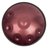 Mano Percussion Handpan 10-Note D Kurd Tuning 55cm Diameter - Purple
