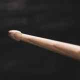 Meinl Standard Long 7A American Hickory Drumsticks SB121 drum stick wood tip close up