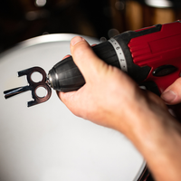 Meinl Kinetic Drum Tuning Key Chrome SB500 drum tuning key for drill