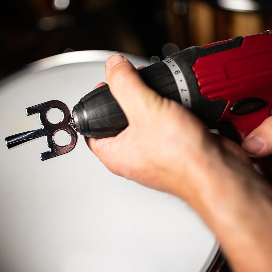 Meinl Kinetic Drum Tuning Key Chrome SB500 drum tuning key for drill