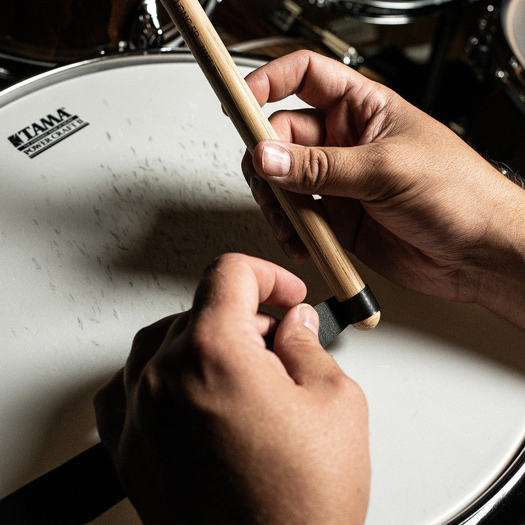 Meinl Black Drumstick Wrap SB502 how to use drum stick wrap step 3